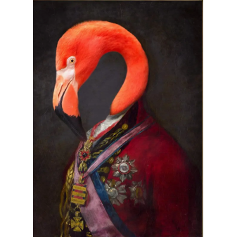 Flamingo Duke Print 21cmx 30cm