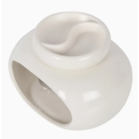 White Double Oil and Waxmelt Burner