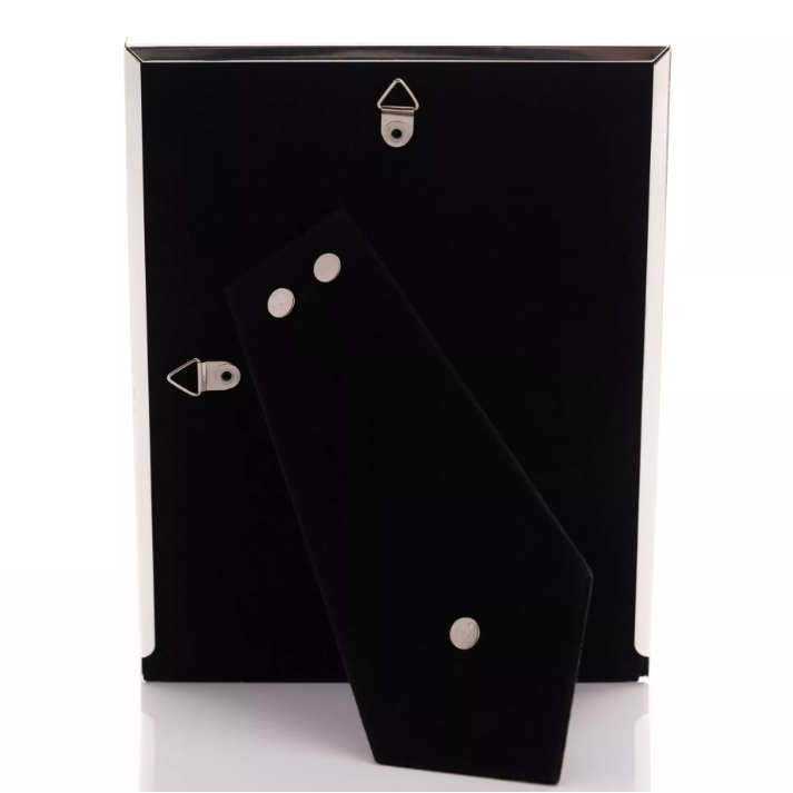 Textured Silver Plated Photo Frame