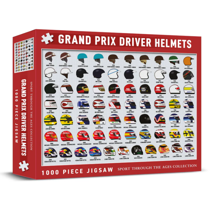Grand Prix Driver Helmets 1000 Piece Jigsaw