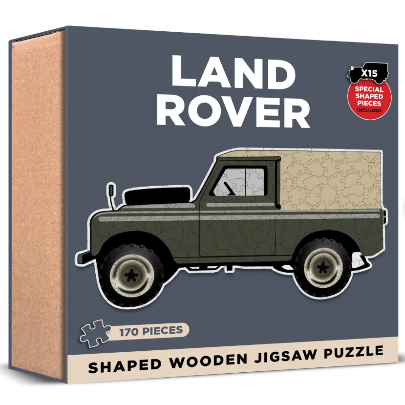 Land Rover Shaped Wooden 170 Piece Jigsaw
