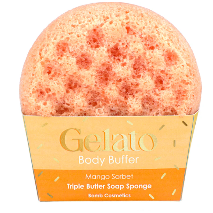 Mango Sorbet Gelato Body Buffer Soap Sponge