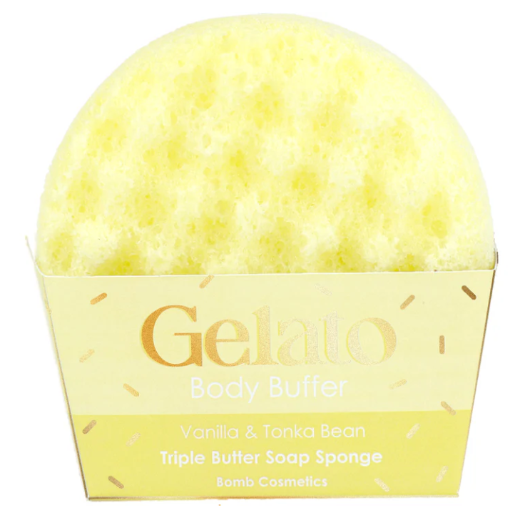 Vanilla and Tonka Gelato Body Buffer Soap Sponge