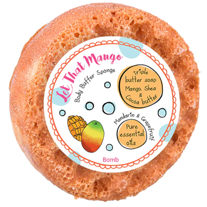 Let That Mango Body Buffer Soap Sponge