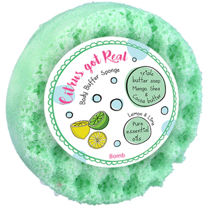 Citrus Got Real Body Buffer Soap Sponge