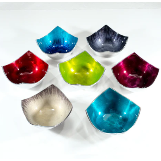 Tilnar Art Aluminium Collection - Square Dish Purple