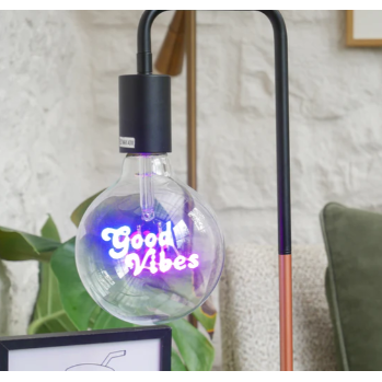 "Good Vibes" Screw Up LED Filament Light Bulb (Copy)