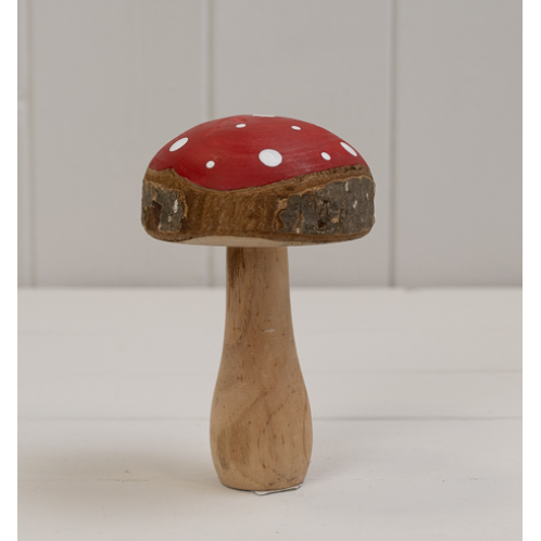 Red Wooden Toadstool
