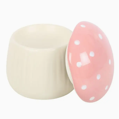 Ceramic Pink Mushroom Shaped Oil Burner and Wax Warmer