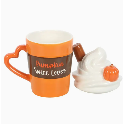 Pumpkin Spice Latte Lidded Mug