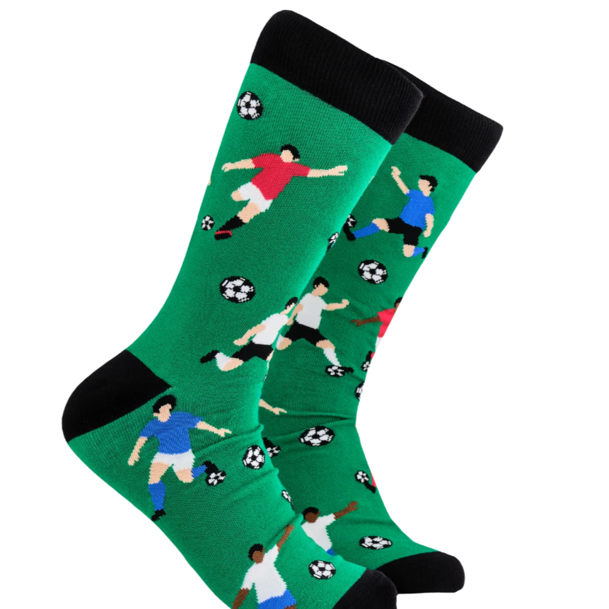 Socktopus Mens Football Socks - Goooaaalll - Green #
