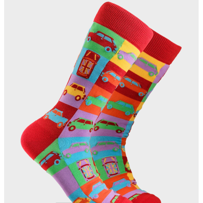 Socktopus Mens Mini Cooper Socks - Mini AM2 - Multi #