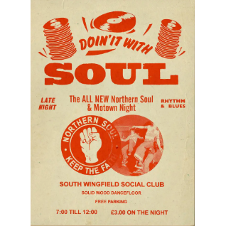 Northern Soul Music Matte Print