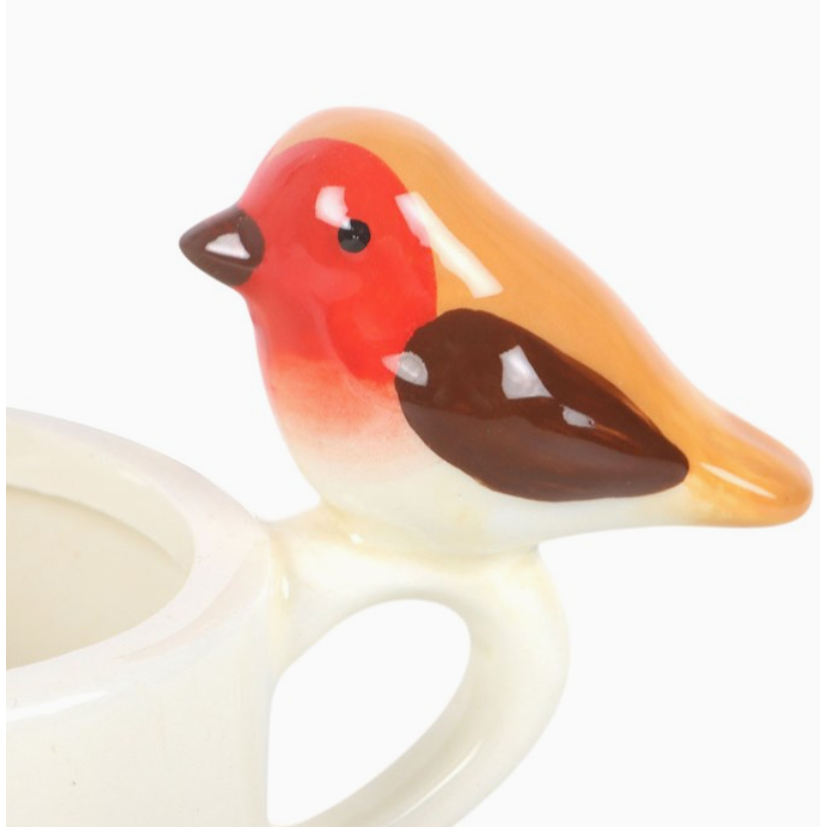 Robin Ceramic Tealight Holder