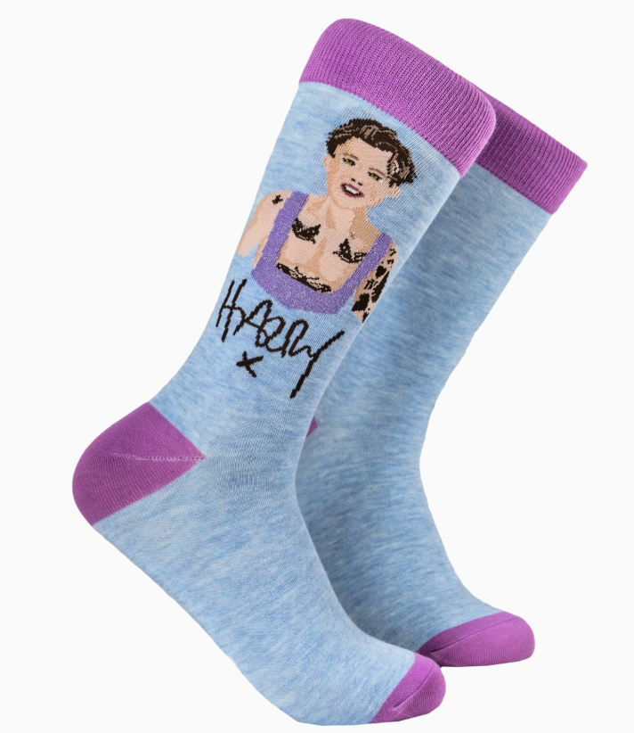 Socktopus Ladies - Harry Styles Socks - Stylers - Blue