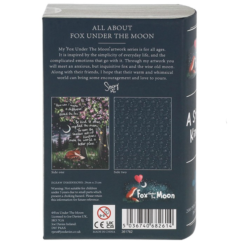Fox Under The Moon 200 Piece Jigsaw
