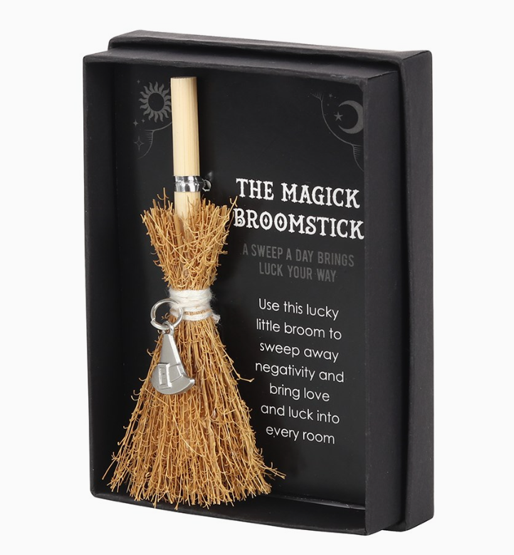 Witches Hat Mini Magick Broomstick