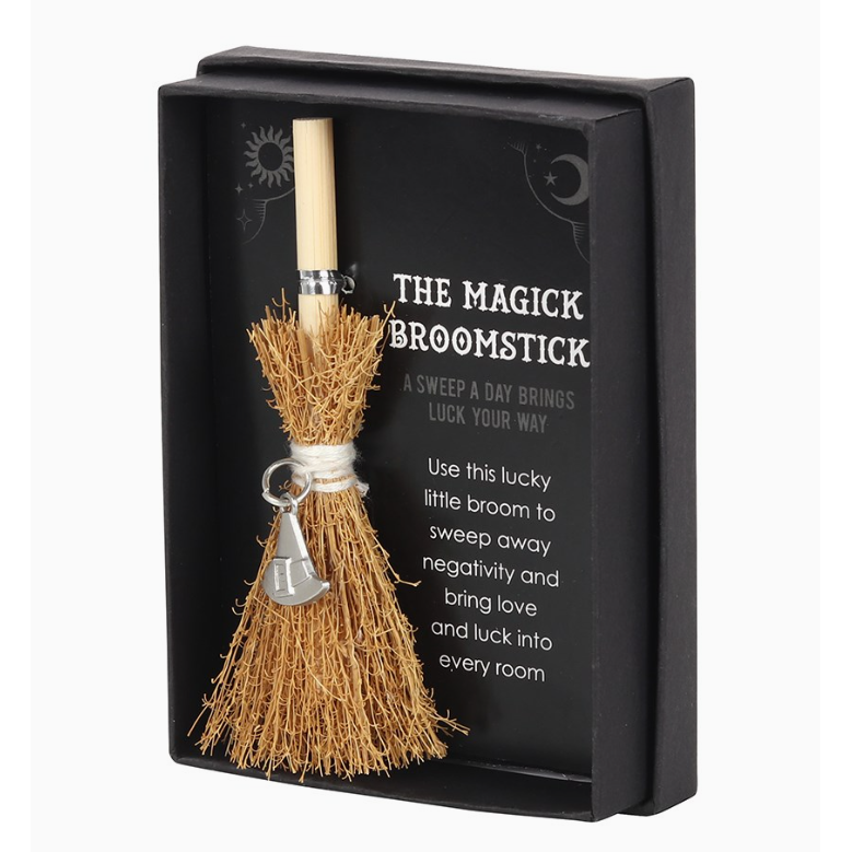 Witches Hat Mini Magick Broomstick