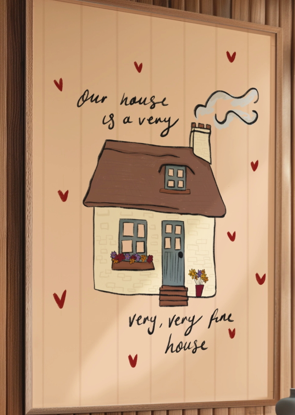 Our House Print