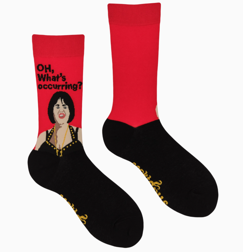 Socktopus Ladies - Oh What's Occuring Socks - Black