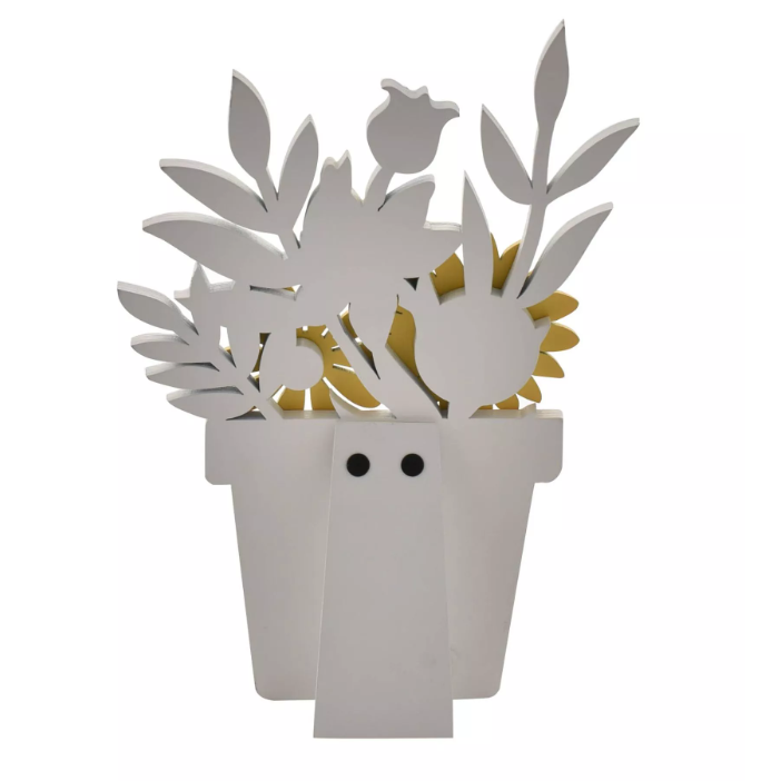 Cottage Garden Flower Pot Friend Plaque