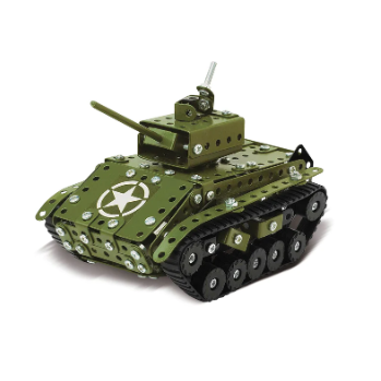Sherman Tank Metal Construction Set