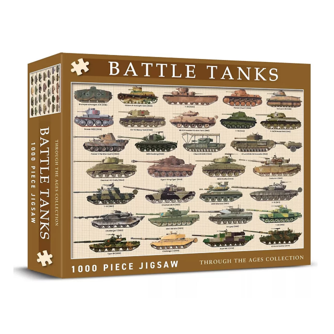 Battle Tanks 1000 Piece Jigsaw