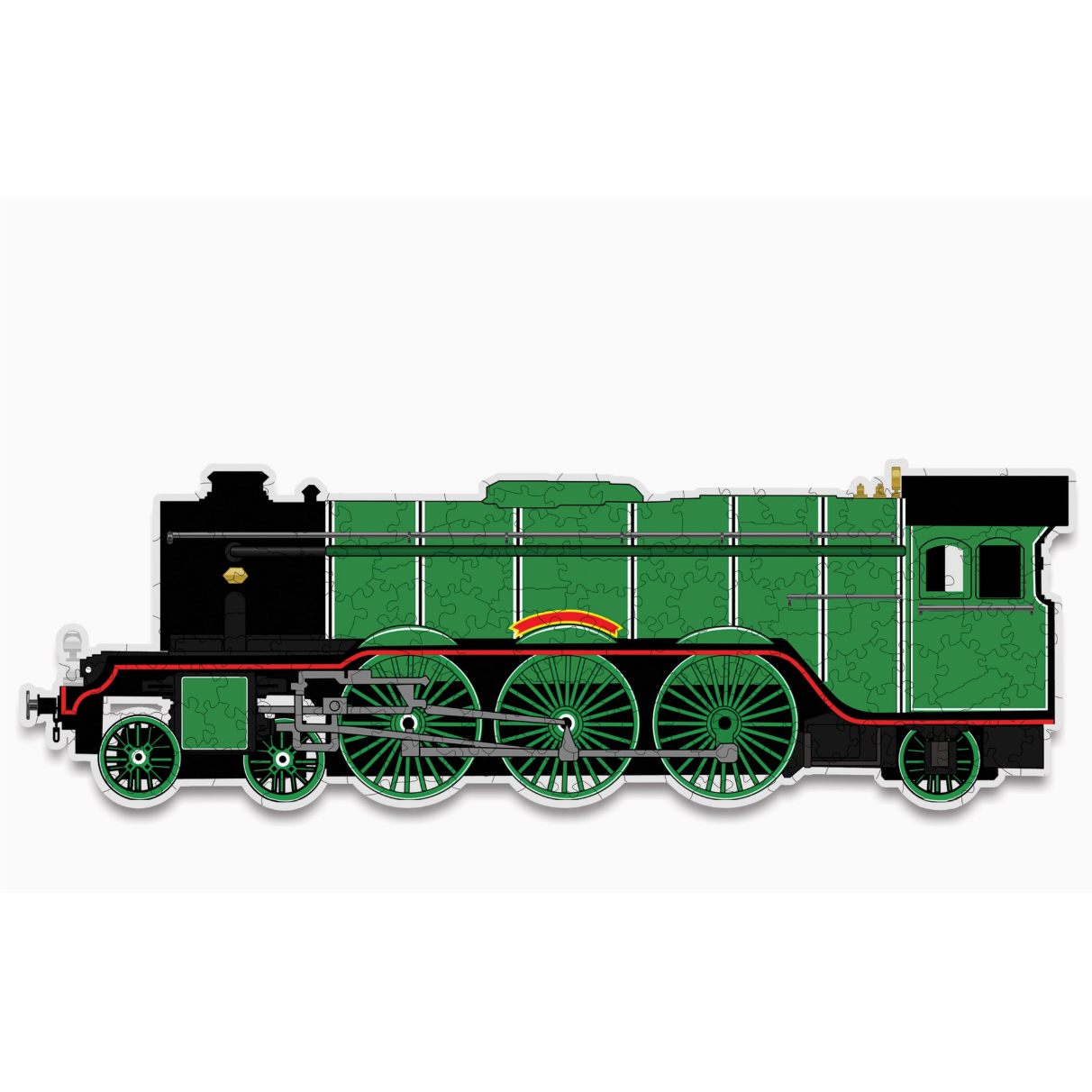 Flying Scotsman Shaped Wooden 170 Piece Jigsaw