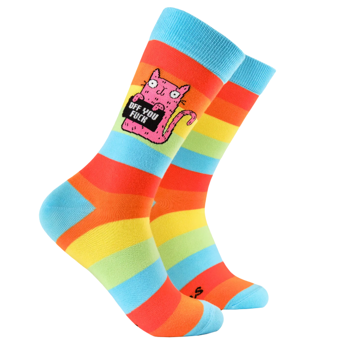 Socktopus Ladies - Katie Abey Socks - Off You F*!k