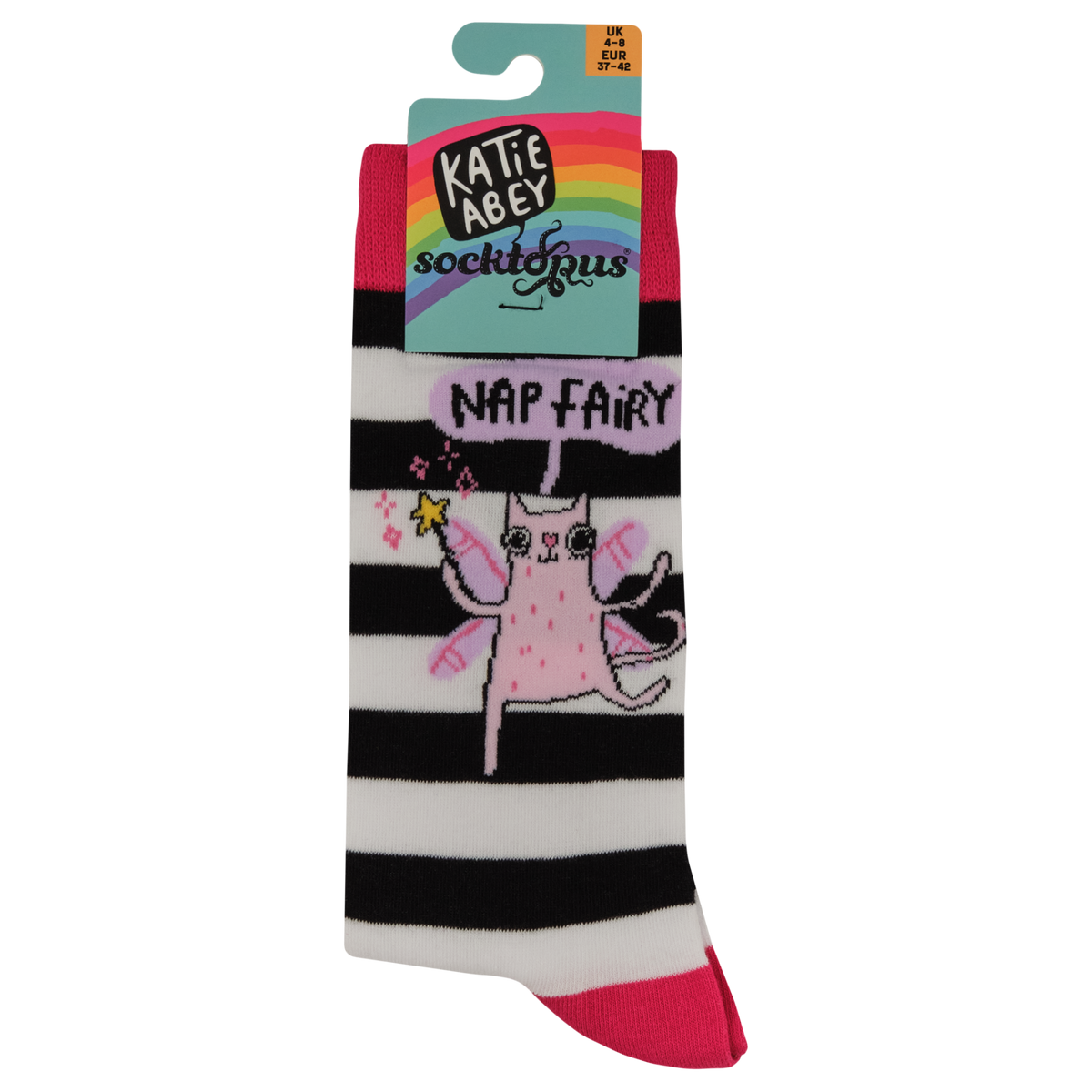 Socktopus Ladies - Katie Abey - Nap Fairy Socks - Stripe