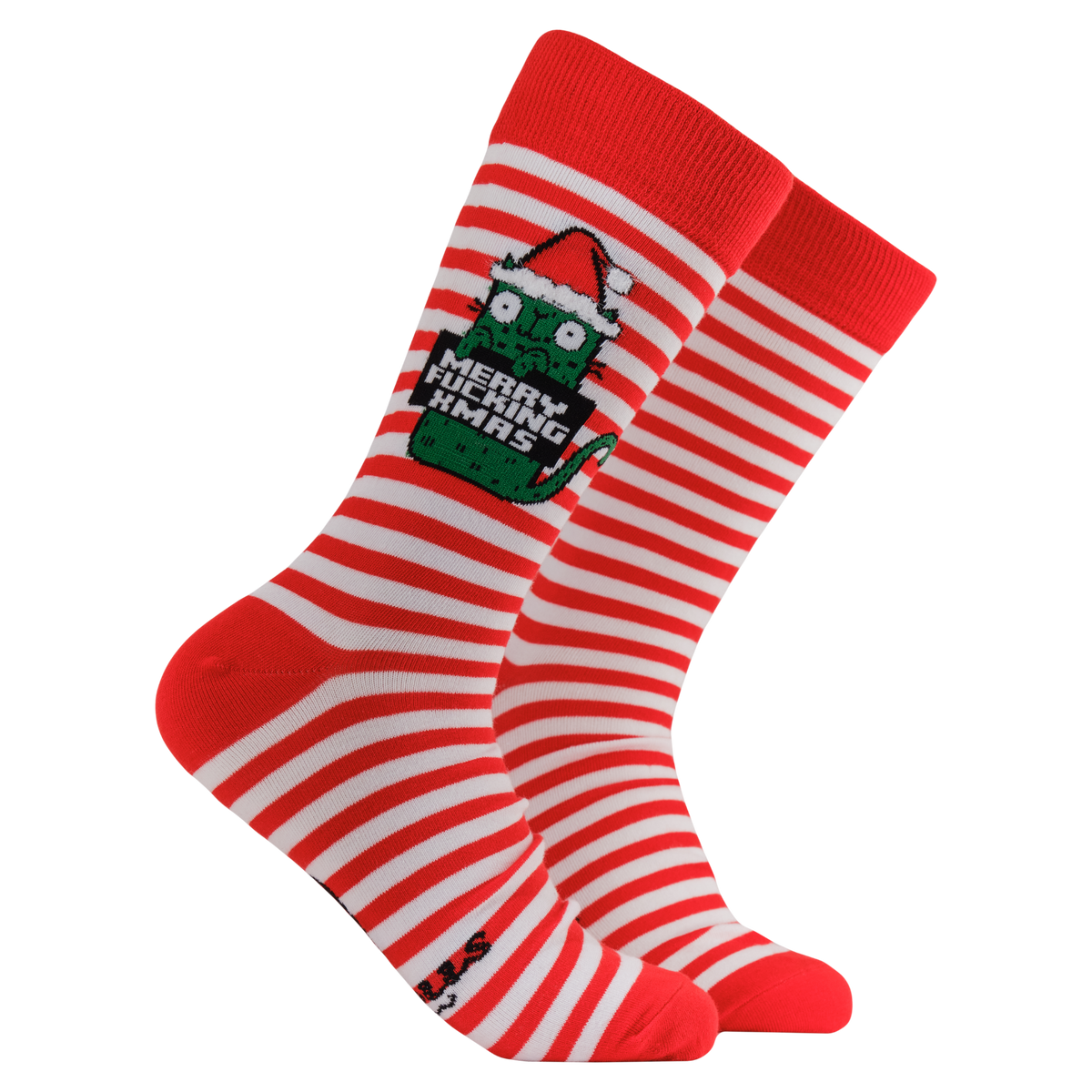 Socktopus Ladies - Katie Abey Socks - Merry F*cking Xmas
