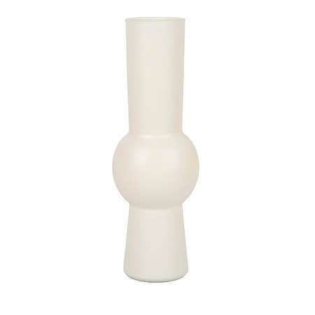 Off White tall glass vases
