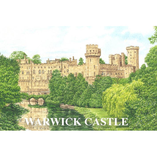 Acrylic Fridge Magnet Of Warwick Castle