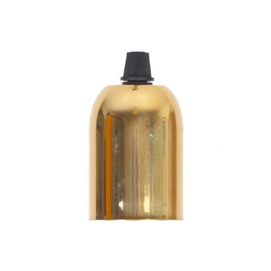 Lampholder - E27 Brass drop cap with grip