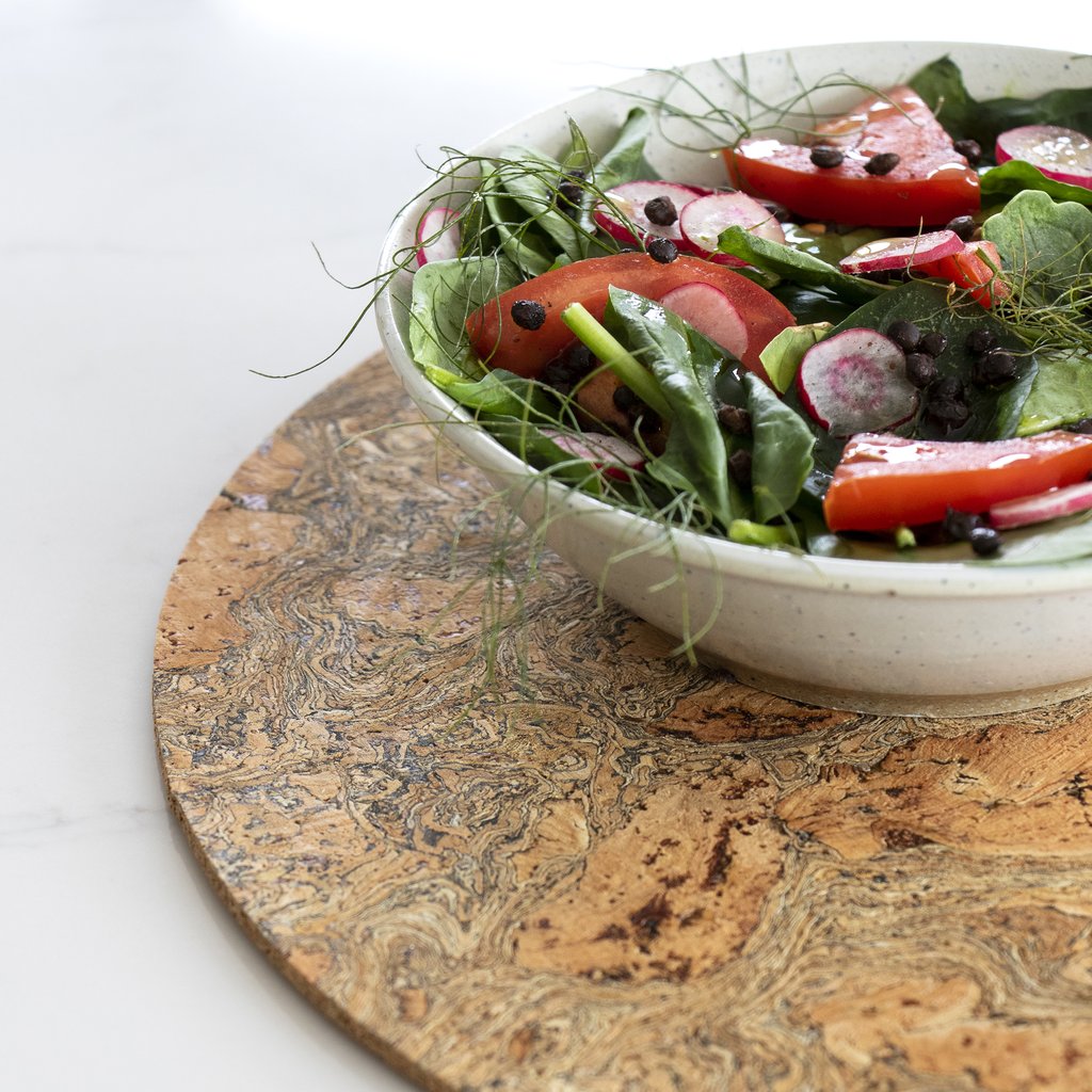 Placemats - Ice Grey Round - Set of 4