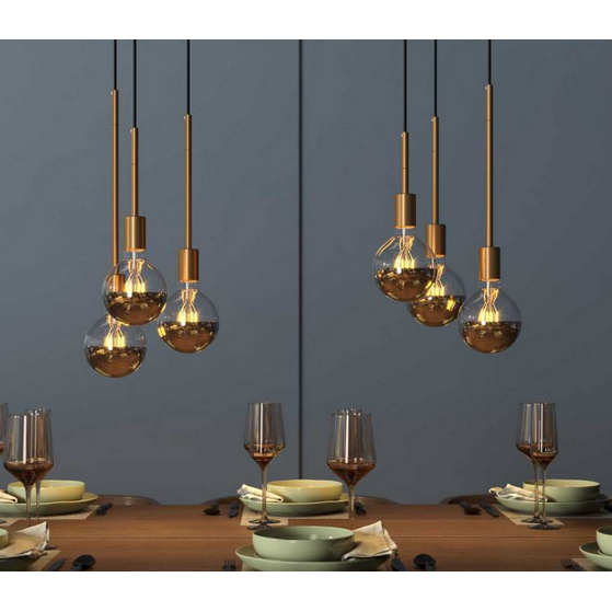 Metal Extension Tube - Brushed Bronze