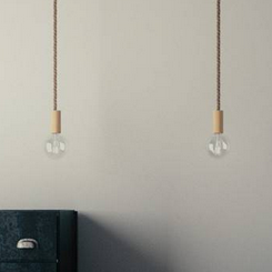 Lamp Holder - Wooden 16mm