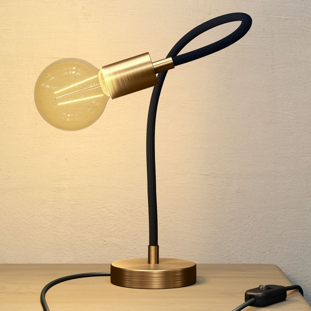 Table Lamp- Flex Brushed Bronze