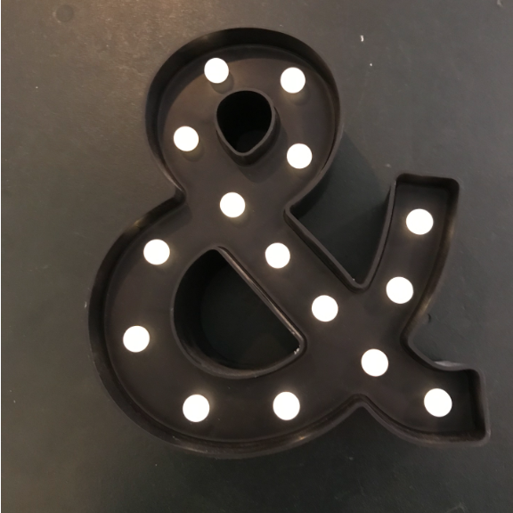 LED Marquee Ampersand