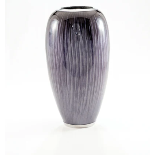 Tilnar Art Aluminium Collection - Vase Brushed Black