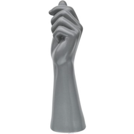 Ceramic Grey Hand Sculpture