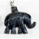 Tilnar Art -Coloured Elephant Keyrings