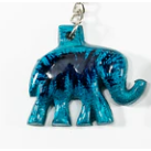 Tilnar Art -Coloured Elephant Keyrings