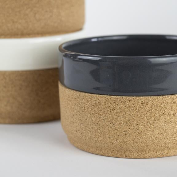 Medium Bowl - Ceramic & Cork