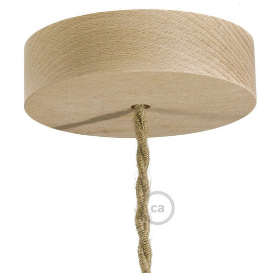 Wooden ceiling rose - Natural