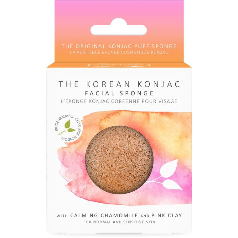 Konjac Sponge Premium Facial Puff Sponge With Chamomile- Sensitive Skin