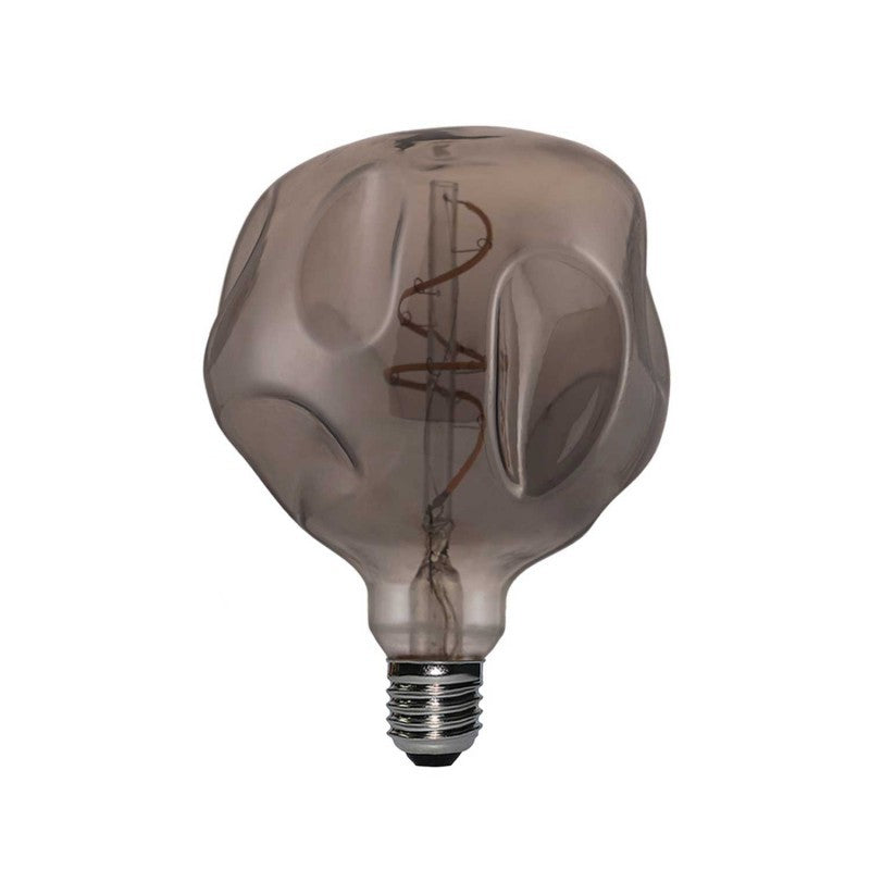 LED Bulb Globe G125 Bumped Smoky spiral filament 5W E27 Dimmable