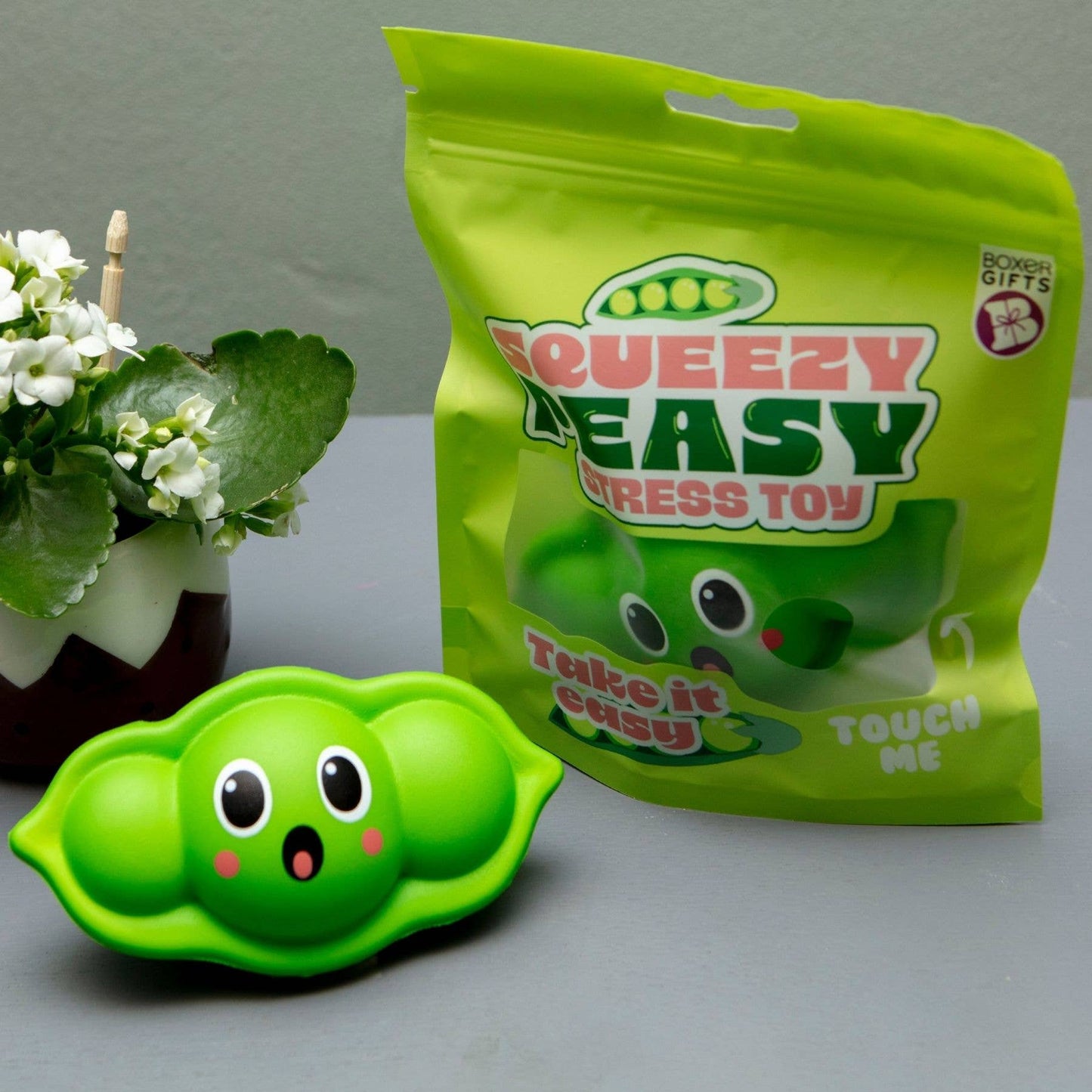 Squishy Toys - Squeezy Peasy - Fidget Stress Ball/Toy