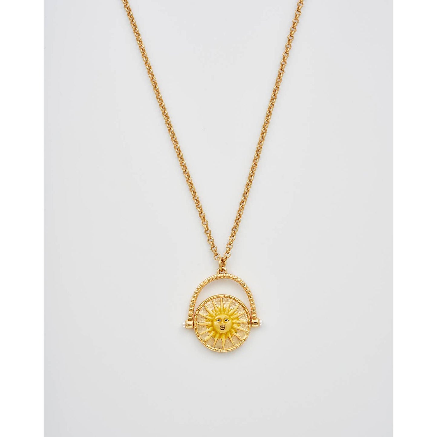 Night and Day Spinner Necklace