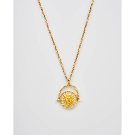Night and Day Spinner Necklace